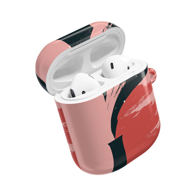 Crimson Horizon · Hard Case for AirPods & AirPods Pro · Red