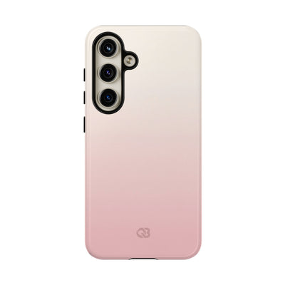 Pink Tough Phone Case for Samsung - Frosted Blush Horizon