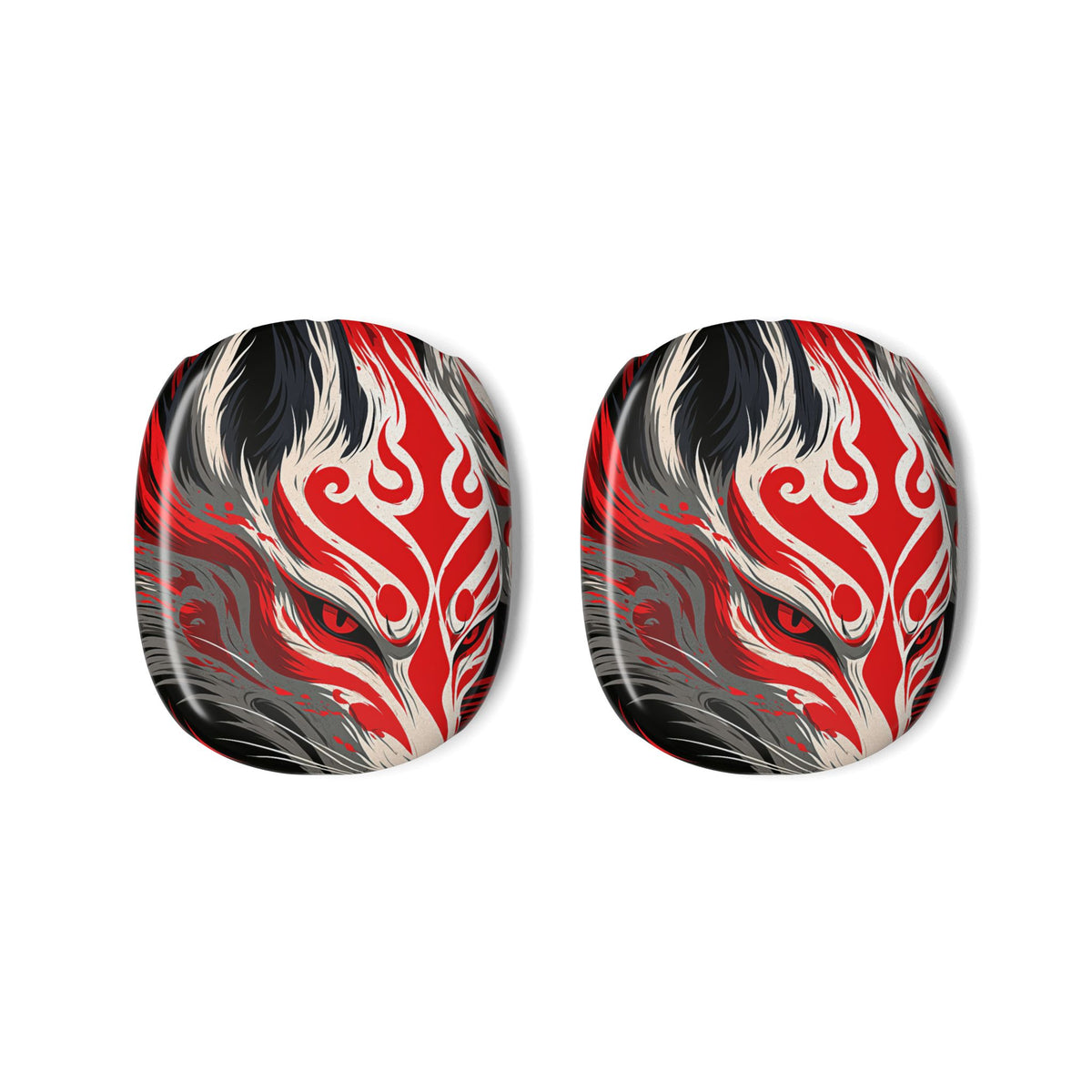 Crimson Kitsune Spirit · Hard Case for AirPods Max · Red