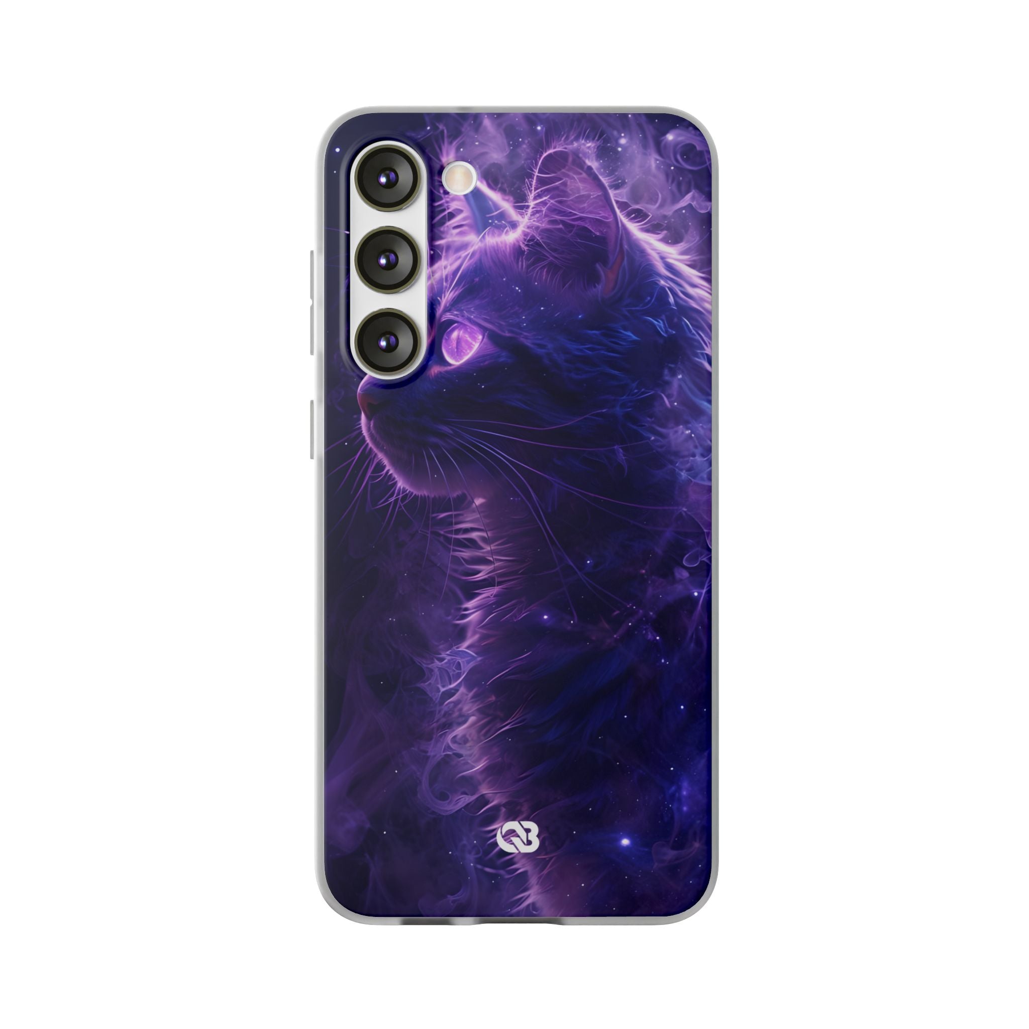 Purple Void Feline · Soft Custodia per Samsung