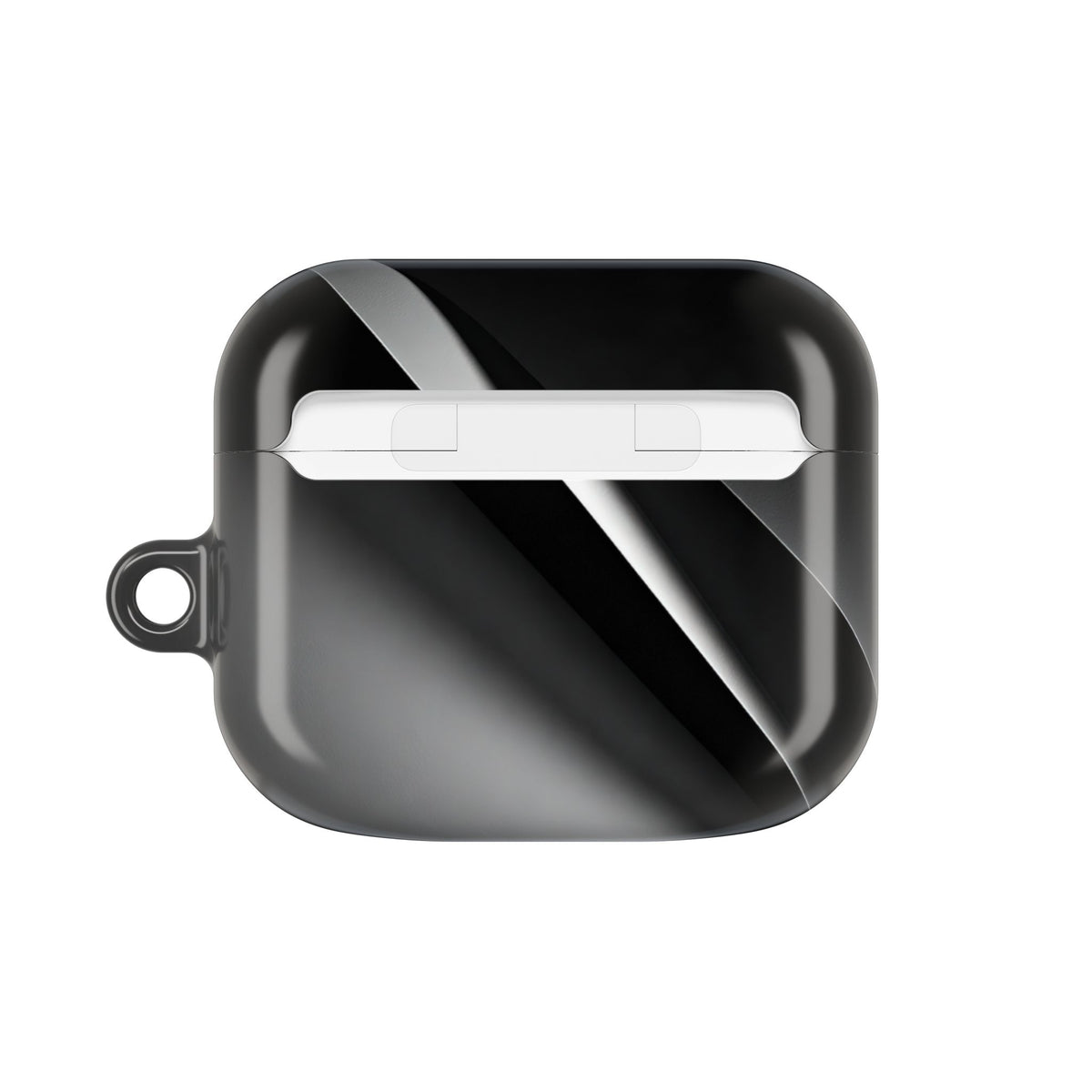 Obsidian Ridge · Hard Case for AirPods & AirPods Pro · Black