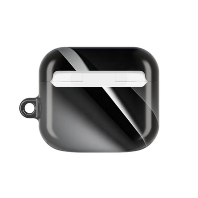 Obsidian Ridge · Hard Case for AirPods & AirPods Pro · Black