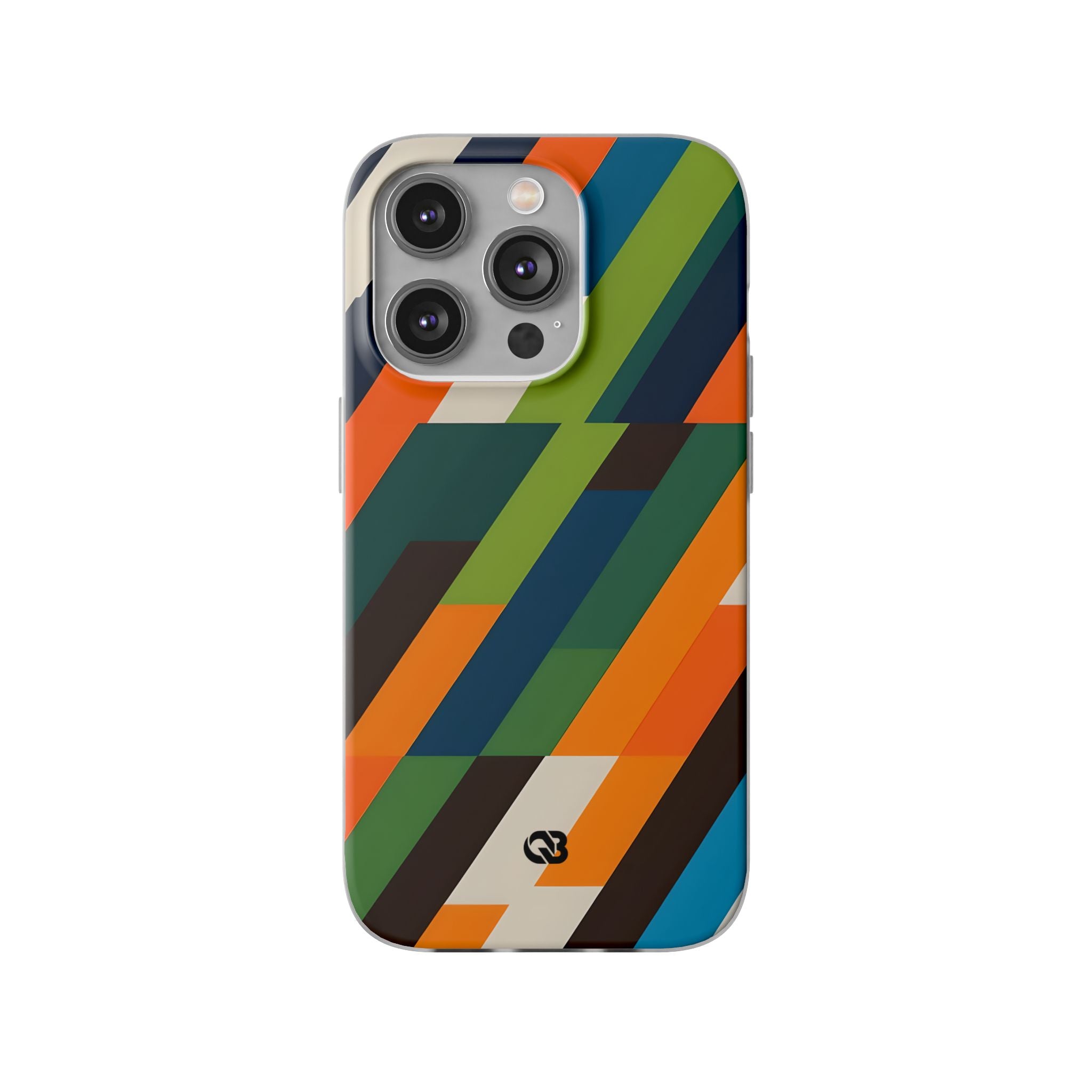 Angled Retro Mosaic · Soft Handyhülle für iPhone