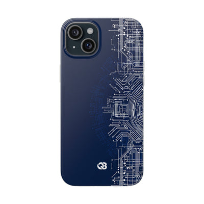 Blue Lite Phone Case for iPhone - Cobalt Circuit Logic