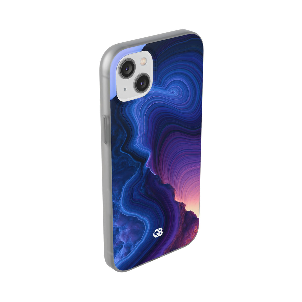 Radiant Strata · Lite Phone Case for iPhone ·  Blue