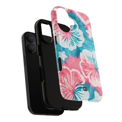 Tropical Hibiscus Bloom · Tough 2.0 Magnetic Phone Case for iPhone · Teal