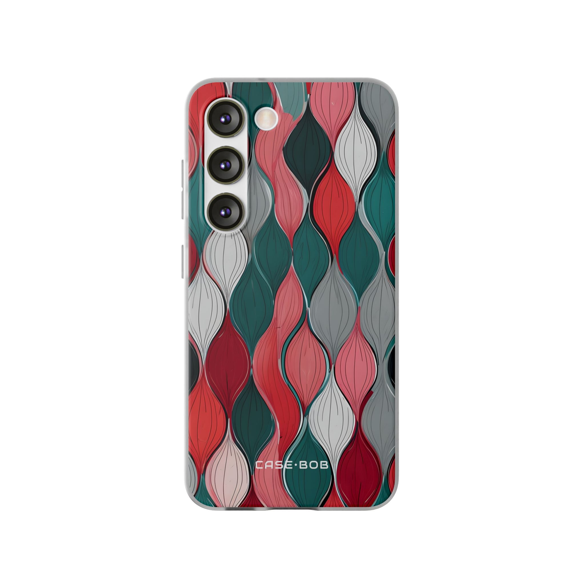 Leaf Cascade Teal Samsung S23 Case - Soft