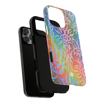 Chromatic Mystic Sigil · Tough Phone Case for iPhone · Blue