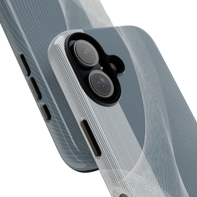 Slate Contour Drift · Tough Phone Case for iPhone · Grey