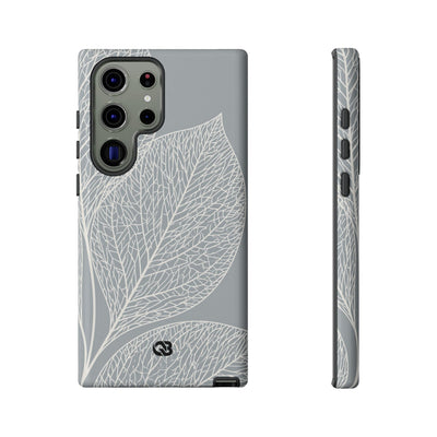 Grey Tough Phone Case for Samsung - Frosted Ash Veins