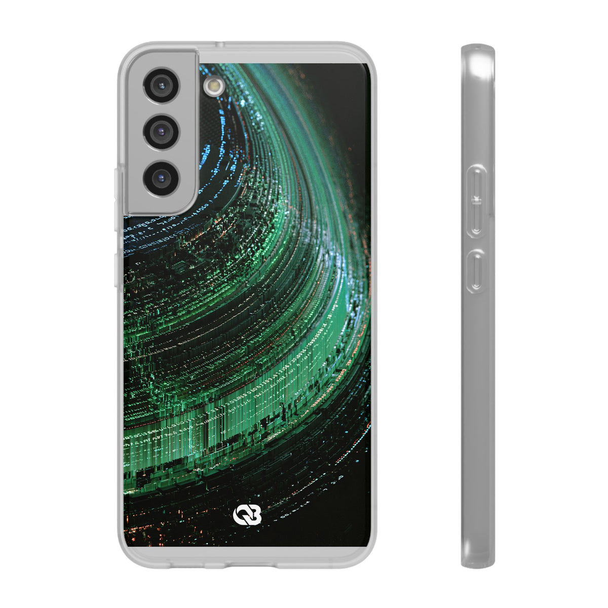 Orbital Data Stream · Lite Phone Case for Samsung · Green