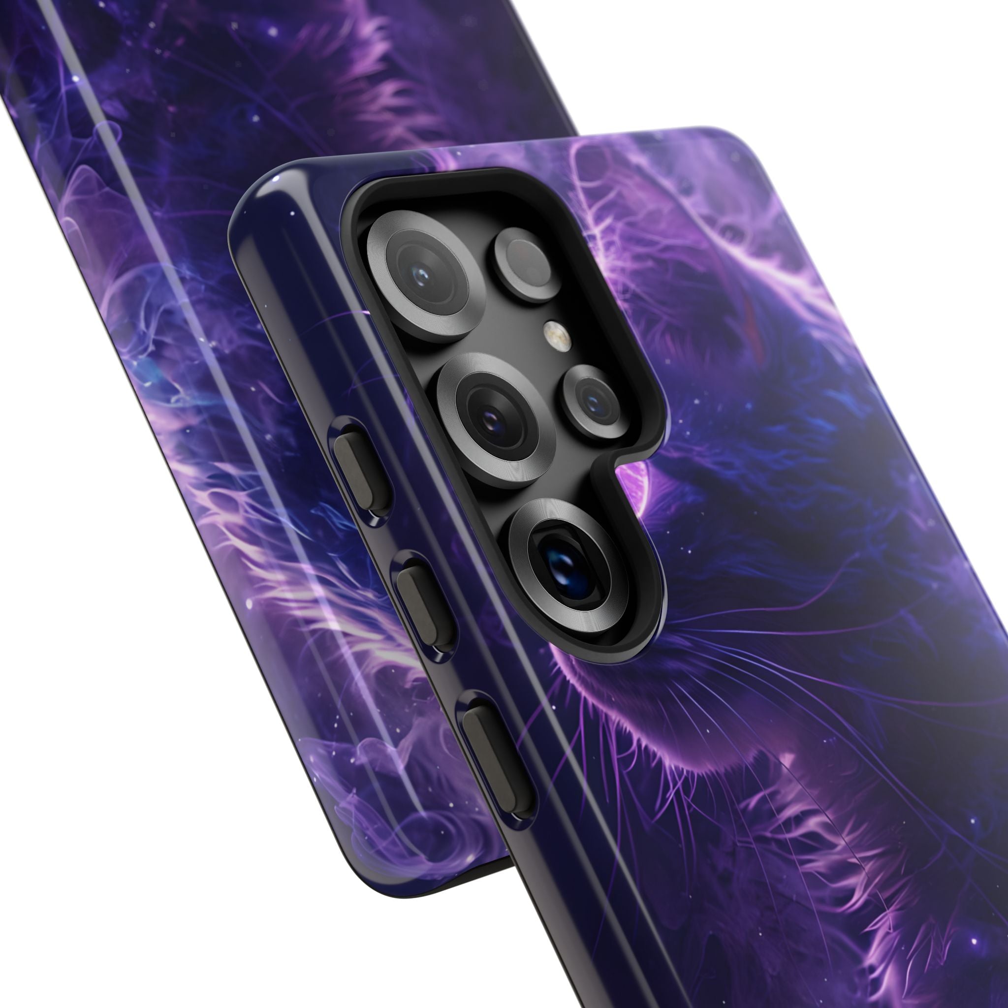 Purple Void Feline · Tough Custodia per Samsung