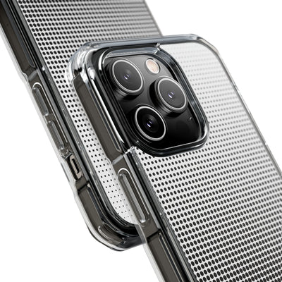 Black Impact MagSafe Phone Case for iPhone - Obsidian Halftone Flux
