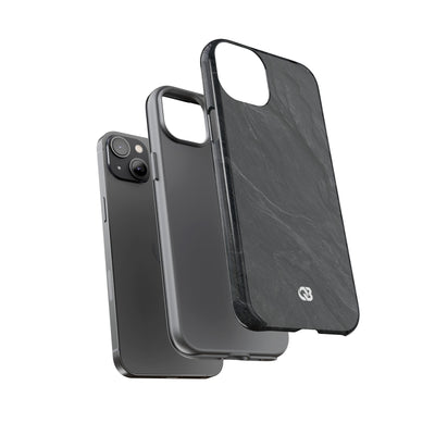 Dark Slate Strata · Tough Phone Case for iPhone · Black