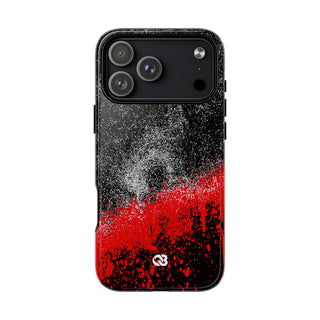 Crimson Noir Drip · Tough 2.0 Magnetic Phone Case for iPhone · Black