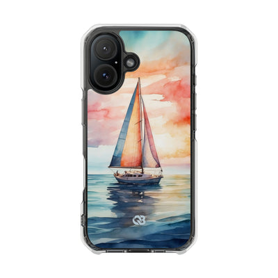 Crimson Horizon Sail · Impact Phone Case for iPhone · Magsafe