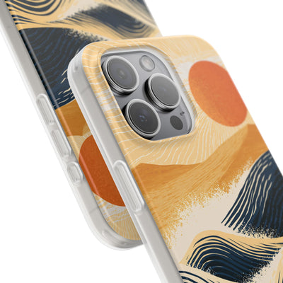 Blue Lite Phone Case for iPhone - Kyoto Cresting Tide
