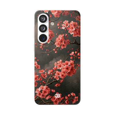 Dark Sakura Nocturne · Lite Phone Case for Samsung · Black
