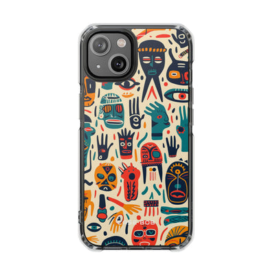Lebendige Gesichter iPhone 14 Case - Impact