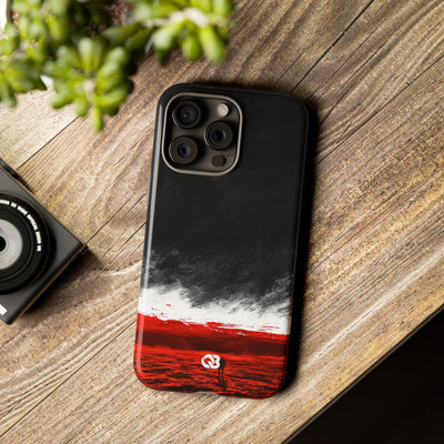 Crimson Void · Tough Phone Case for iPhone · Black