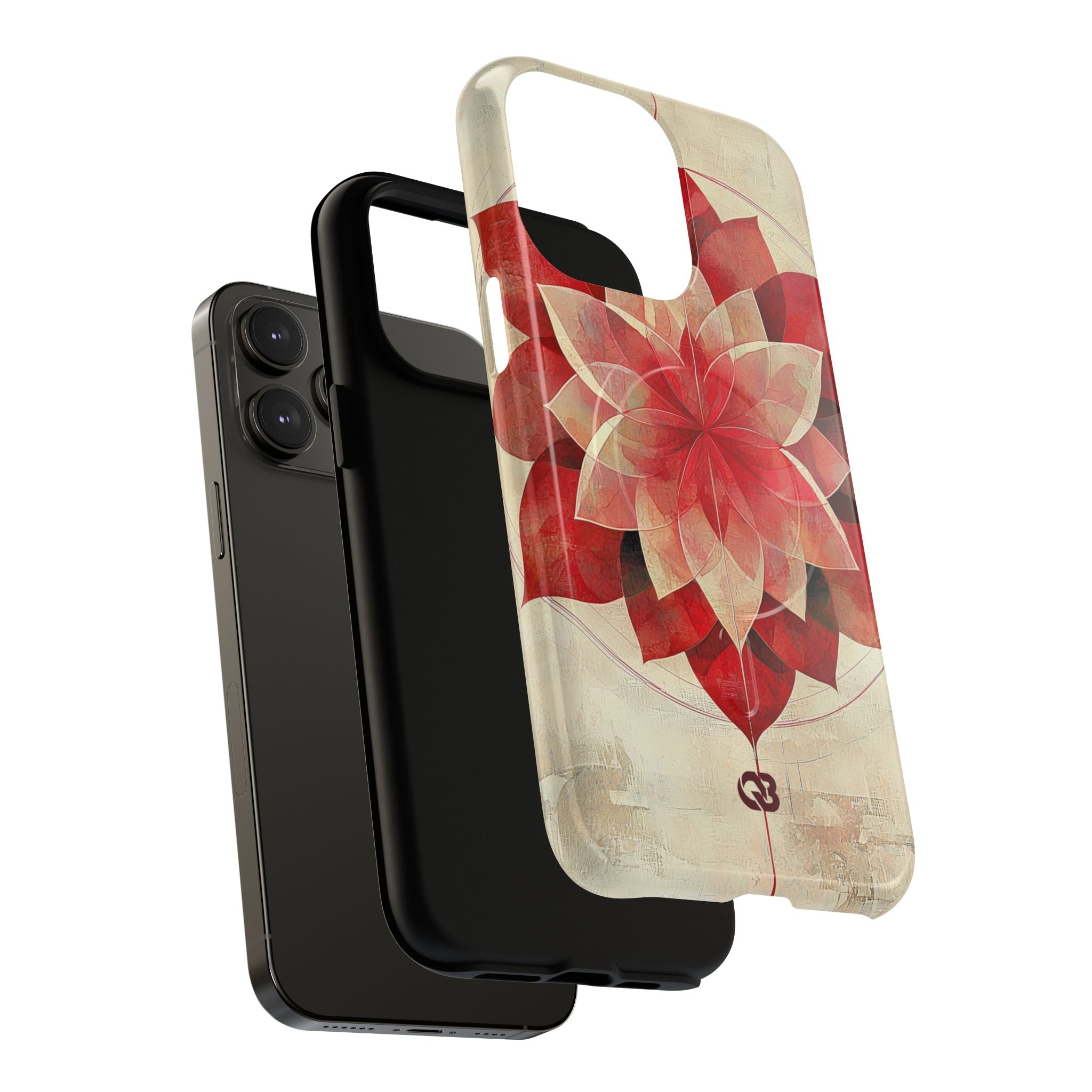 Crimson Petal Peak · Tough+ Phone Case for iPhone · Magsafe