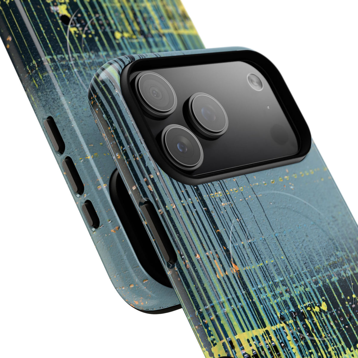 Acid Raster Circuit · Tough 2.0 Magnetic Phone Case for iPhone · Teal