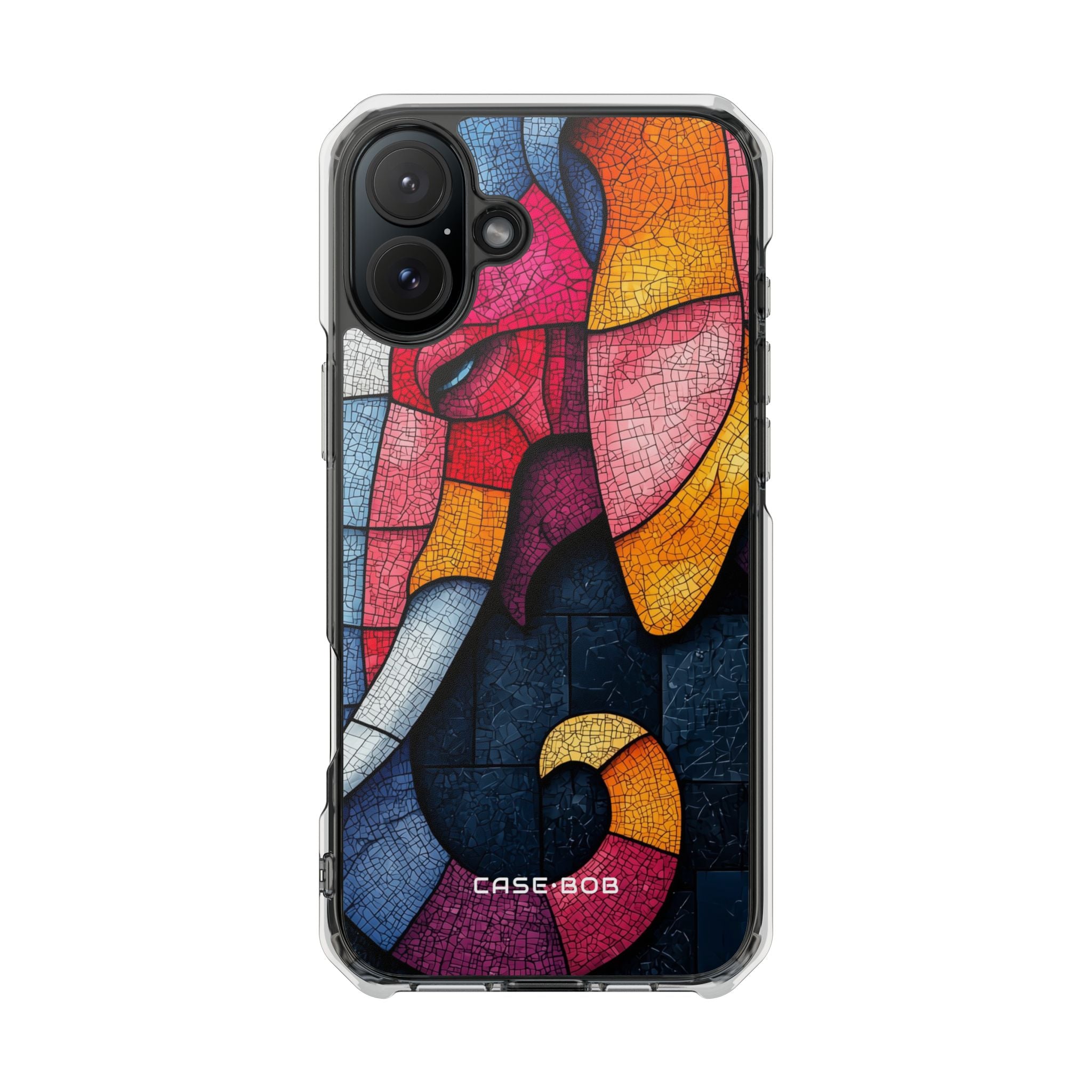 Elephant Mosaic iPhone 16 Plus Case - Impact