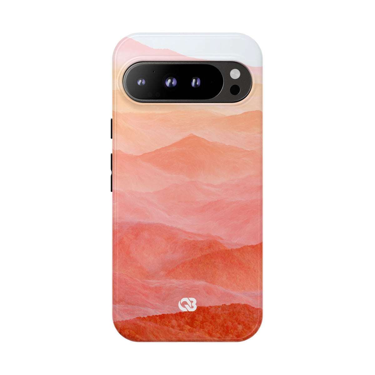 Alpenglow Ridge Vista · Tough Phone Case for Pixel ·  Orange