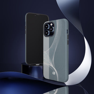 Kinetic Horizon · Tough Phone Case for iPhone · Grey