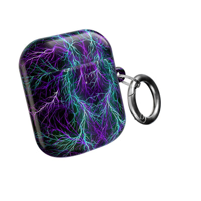 Electric Plasma Arbor · Hard Case for AirPods & AirPods Pro · Purple