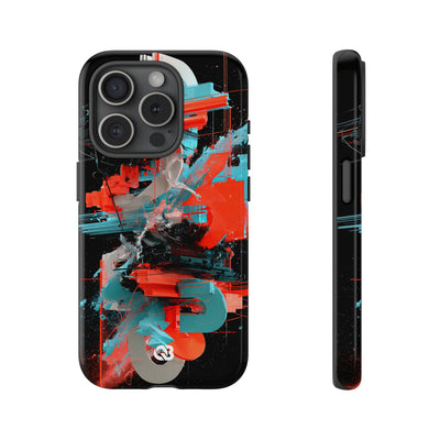 Fragmented Cyber Core · Tough Phone Case for iPhone · Black