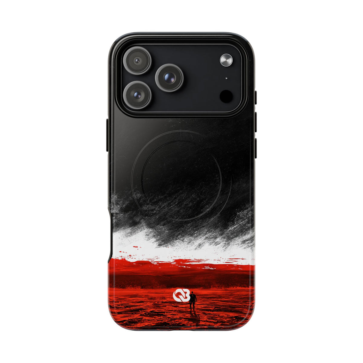 Crimson Void · Tough 2.0 Magnetic Phone Case for iPhone · Black