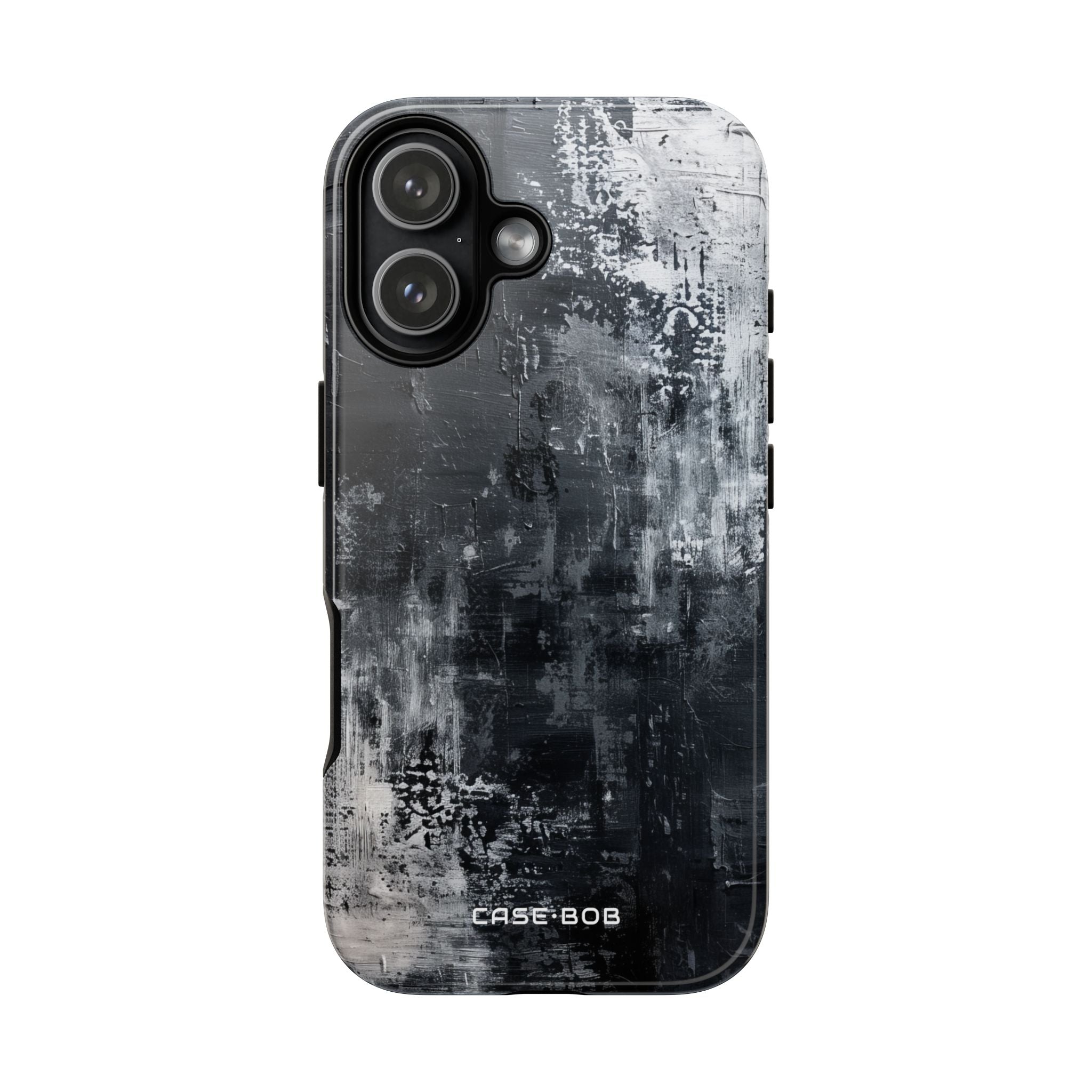 Textured Blackscape iPhone 17 Case - Tough - CASE•BOB
