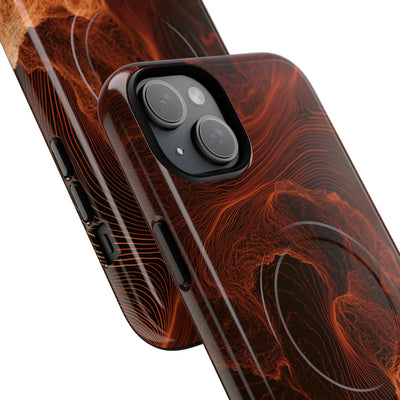 Amber Filament · Tough 2.0 Magnetic Phone Case for iPhone · Orange