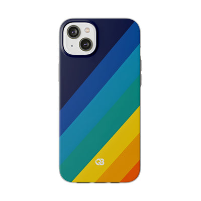 Prismatic Slant · Soft Phone Case for iPhone