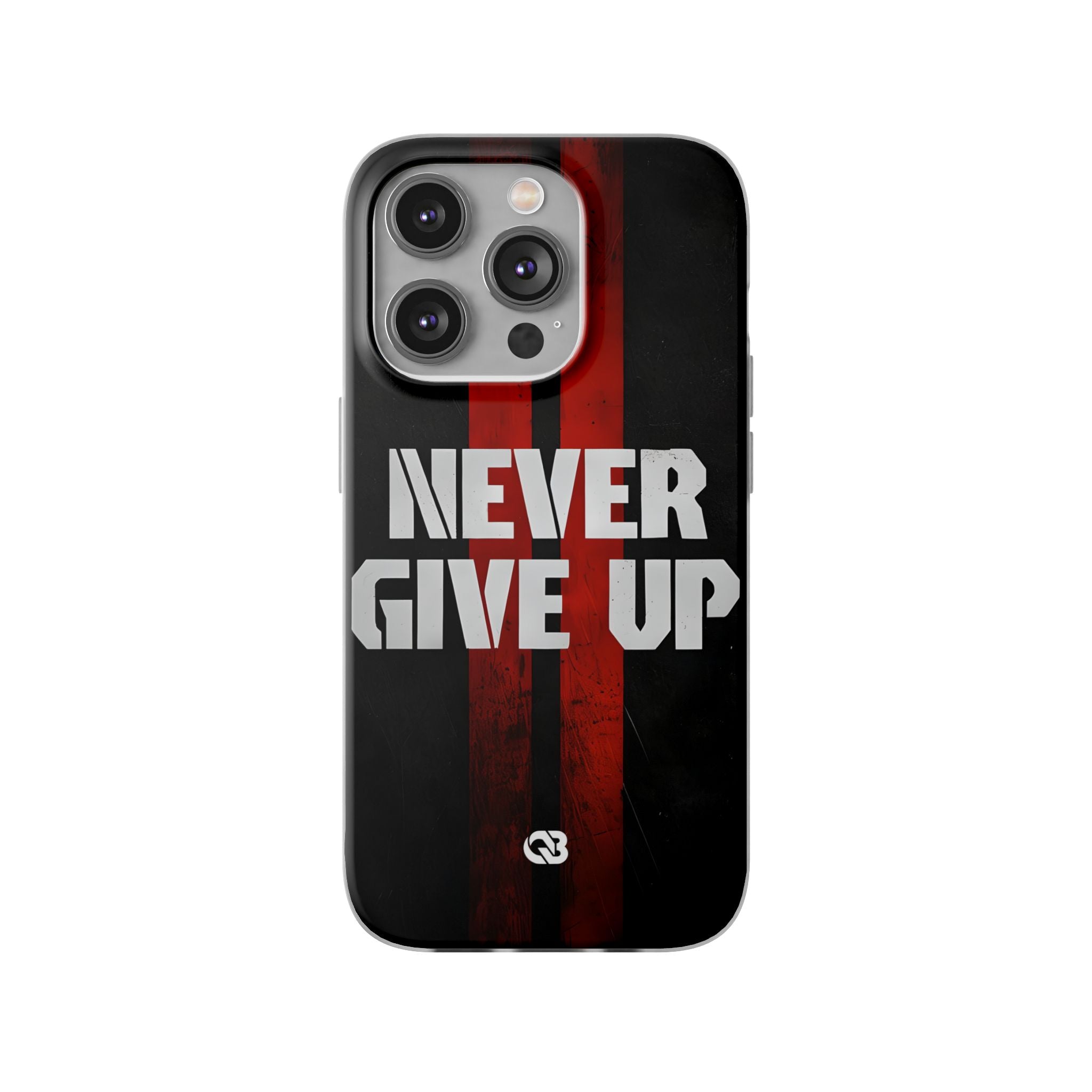 Crimson Grit Resolve · Soft Phone Case for iPhone