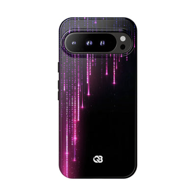 Binary Cascade · Tough Phone Case for Pixel ·  Black