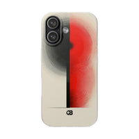Red Lite Phone Case for iPhone - Split Signal Red