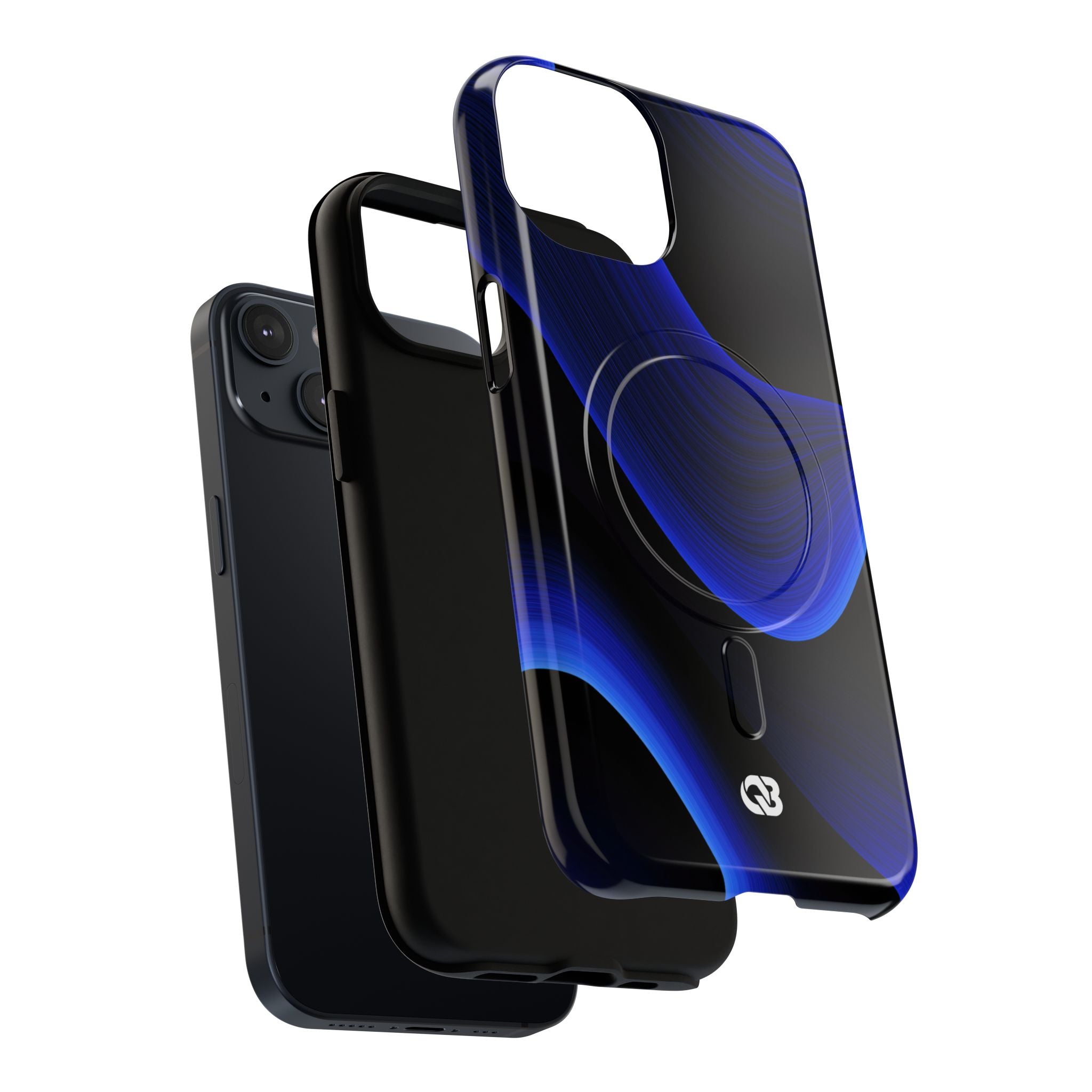 Blue Tough 2.0 Magsafe Phone Case for iPhone - Electric Cobalt Flow