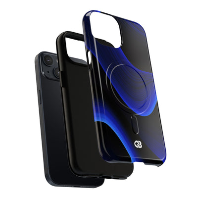 Blue Tough 2.0 Magsafe Phone Case for iPhone - Electric Cobalt Flow