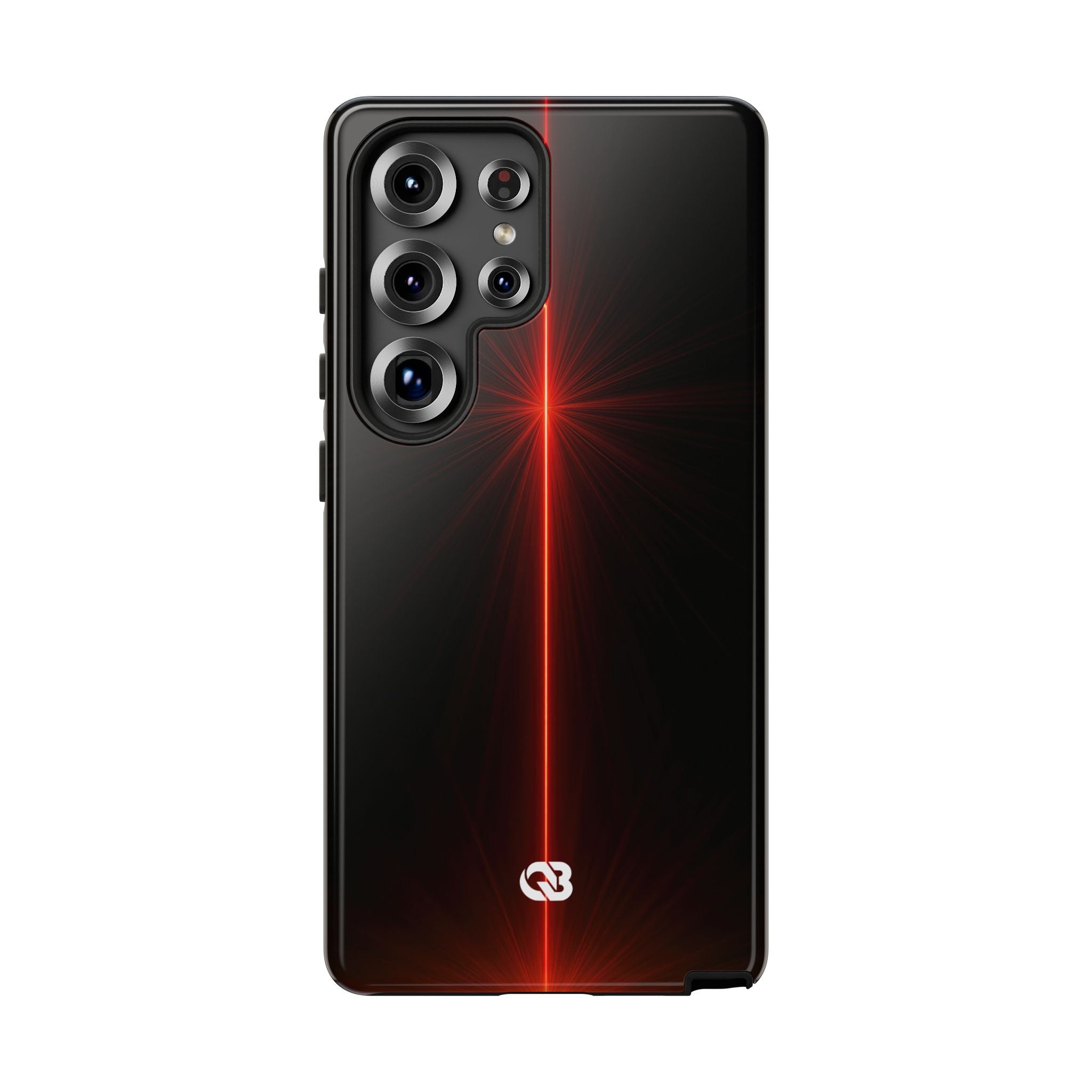 Red Tough Phone Case for Samsung - Crimson Flare Vector