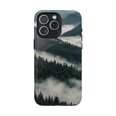 Misty Pine Peaks · Tough+ Phone Case for iPhone · Magsafe