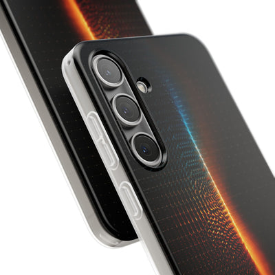 Luminous Refraction Grid · Lite Phone Case for Samsung · Black