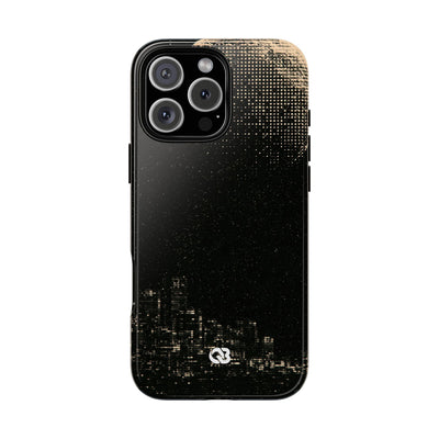 Lunar Metropolis Nocturne · Tough Phone Case for iPhone · Black