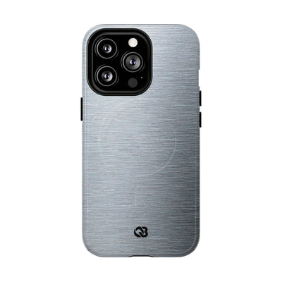 Brushed Aluminum · Tough 2.0 Magnetic Phone Case for iPhone · Silver