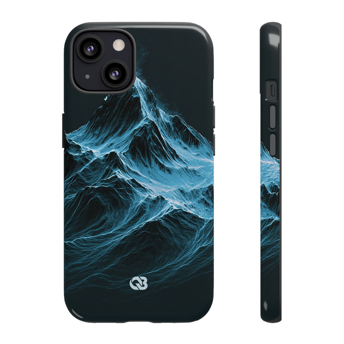 Nordic Frost Peak · Tough Phone Case for iPhone · Blue