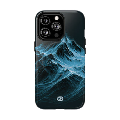 Nordic Frost Peak · Tough 2.0 Magnetic Phone Case for iPhone · Blue