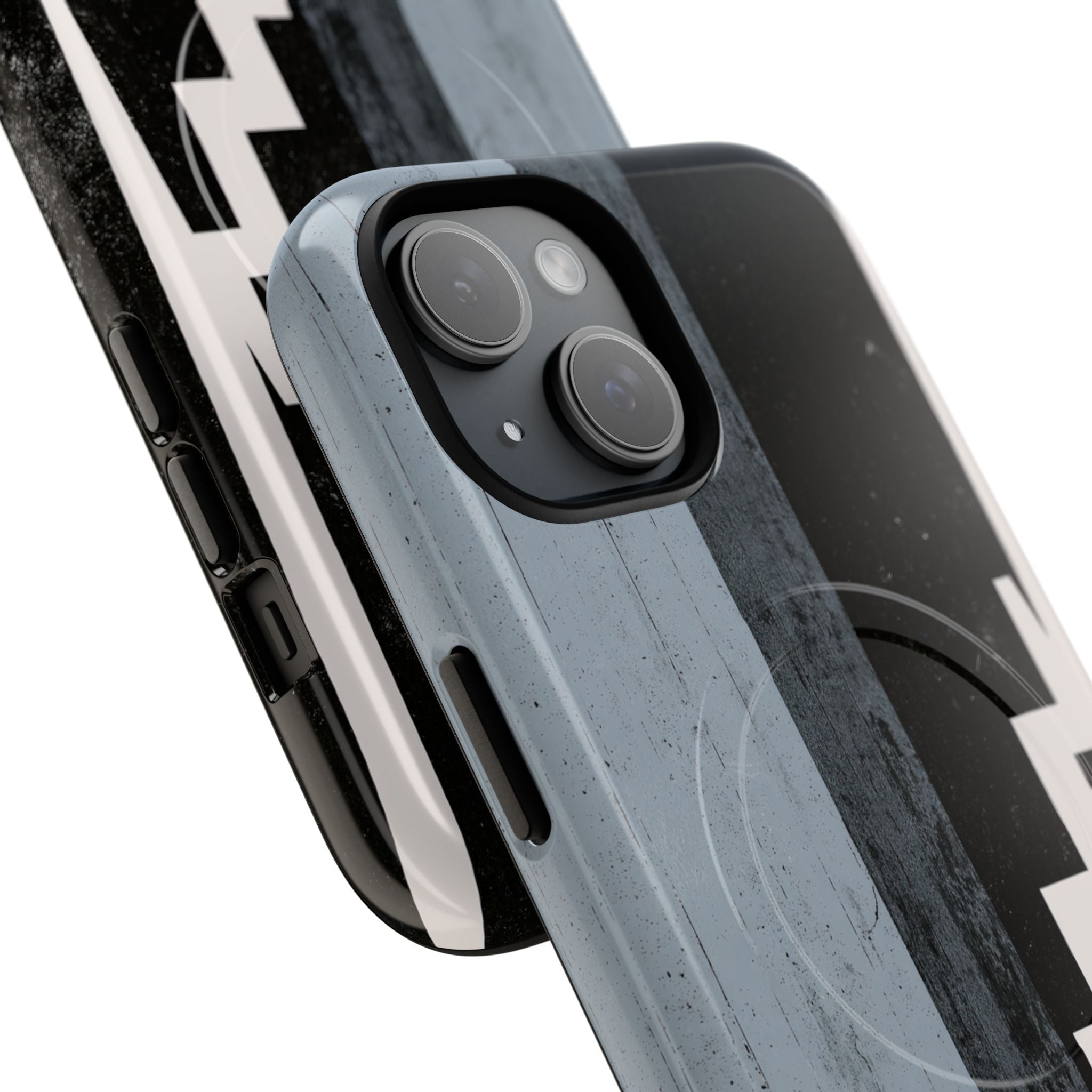 Grey Tough 2.0 Magsafe Phone Case for iPhone - Industrial Concrete Void