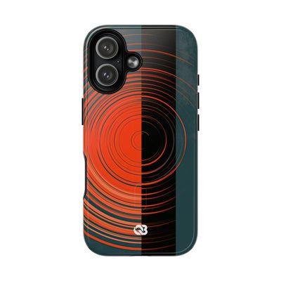 Teal Tough 2.0 Magsafe Phone Case for iPhone - Burnt Slate Radial
