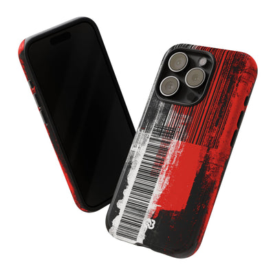 Distorted Barcode · Tough Phone Case for iPhone · Black